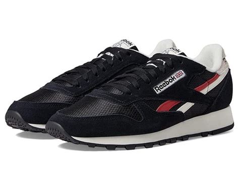 Reebok Lifestyle Classic Leather Chalk Flash Red Black Gy7303 Solesense