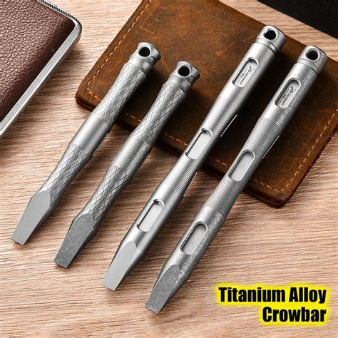 Mm Multi Functional Tc Titanium Alloy Crowbar Cnc Waist Hanging