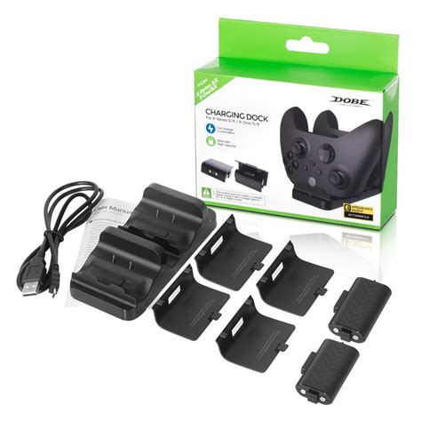 Carregador Controle Dock Xbox Series S E X One S 2 Bateria 800mAh