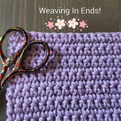 Introduction To Crochet Weaving In Ends