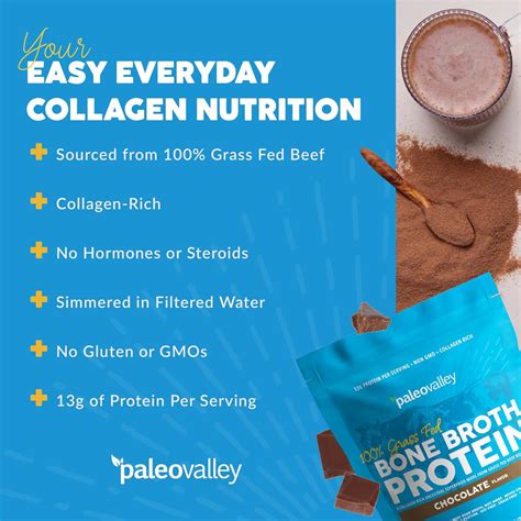 Paleovalley Grass Fed Bone Broth Protein Powder Chocolate Flavor In Nepal At Npr 11709 Rating 5