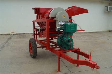 Hp Trailed Hook Tractor Operated Multi Crop Thresher For