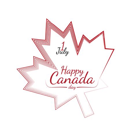 Canada Maple Leaf Vector Hd Png Images Happy Canada Day Design With