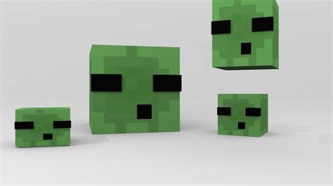 Minecraft Slime Head