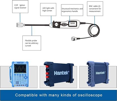 Hantek Ht Cop Sonda De Se Al Para Bobina En Enchufe Osciloscopio