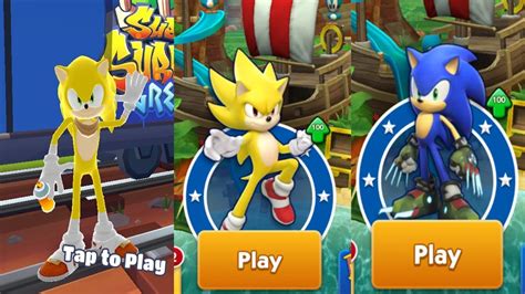 Subway Surfers Super Sonic Boom Vs Sonic Dash All Sonic Prime