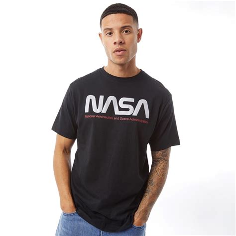 Buy Nasa Mens Insignia T Shirt Black