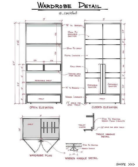 Iarchitect Architecture Design On Instagram Wardrobe Detail