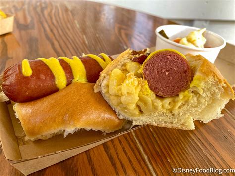 Review Of The New Hot Dog Menu At Fairfax Fare In Disneys Hollywood