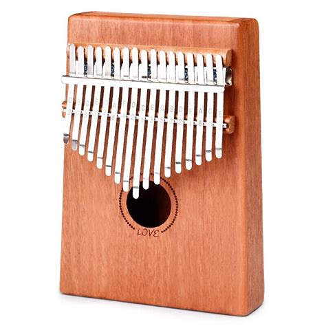 17 Key Kalimba African Solid Mahogany Thumb Finger Grandado