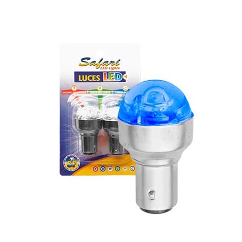 Safari Group FOCO LED ESTROBO 2 CONTACTO AZUL SET