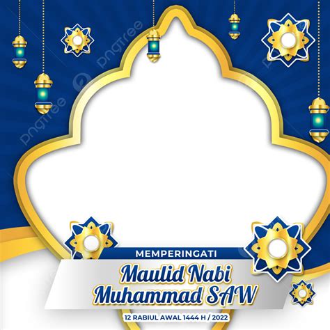 Twibbon Maulid Nabi Muhammad 2022 Tahun 1444 H Twibbon Maulid Nabi