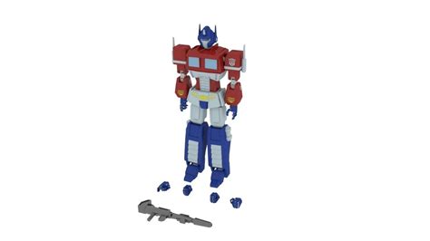 Optimus Prime G1 Action Figure Free 3d Model 3d Printable Cgtrader