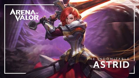 Astrid Hero Spotlight Gameplay Arena Of Valor Youtube