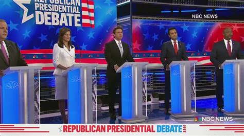 4th Gop Debate Participants