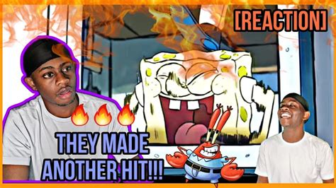 Spongebob Adlibs Krusty Krew Anthem Back On The Grill Reaction