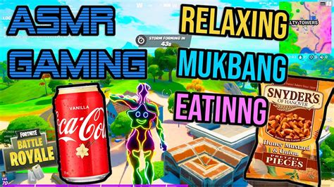 Asmr Gaming 😴🥨 Fortnite Snyders Pretzel Crunchy Mukbang Eating