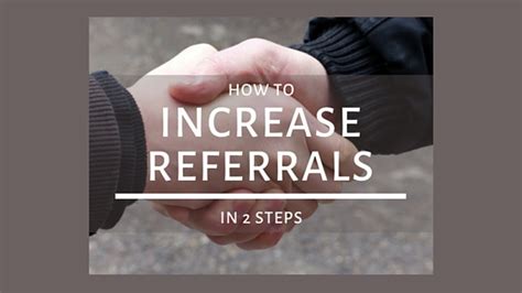 How To Increase Referrals In 2 Steps Allison Rapp