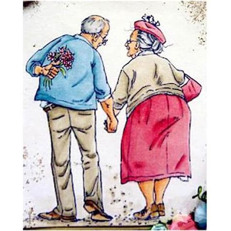 Diamond Painting Full Drill Romantic Date Old Couple In 2022 Old Couples Cross Paintings