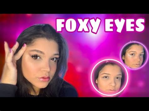 Fazendo O Truque Foxy Eyes Para Olhos Ca Dos Youtube