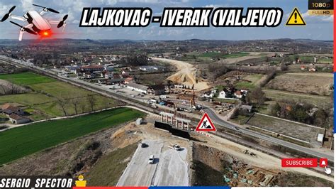 Radovi se nastavljaju na Brzoj saobraćajnici Lajkovac Iverak dronom