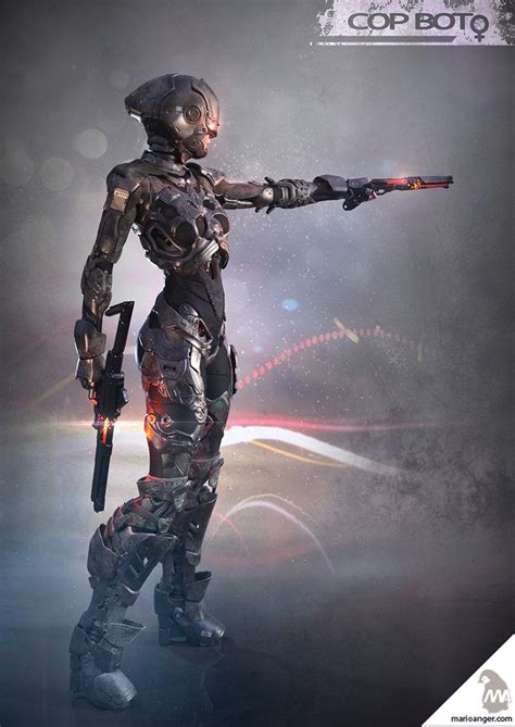 Personal Project Female Version Of A Robocop Character Sci Fi Girl Robocop Sci Fi