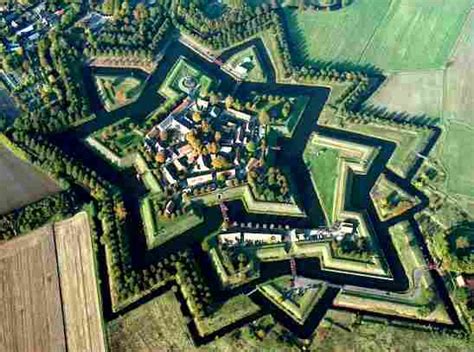 Amazing Star Shaped Fort Bourtange Of 1593 In Netherlands