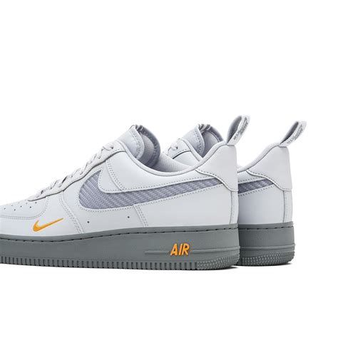 Nike Air Force 1 Low Wolf Grey Kumquat FashionMarshall Shoes