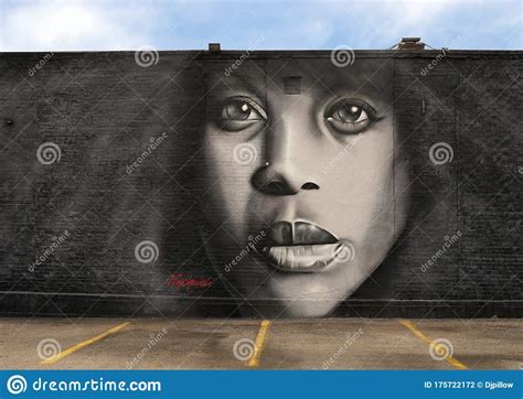 Mural De Erykah Badu Del Renombrado Artista Ponchaveli En La Pared