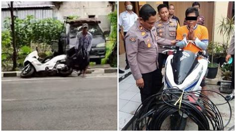 VIRAL Pencuri Kabel PT KAI Di Surabaya Yang Berani Ancam Bunuh Warga