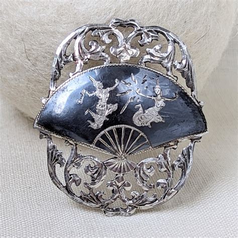 Siam Silver Niello Jewelry Etsy