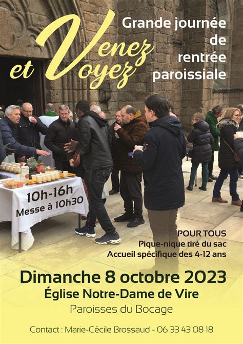 Affiche Vire 8oct23 Les Catholiques Du Calvados