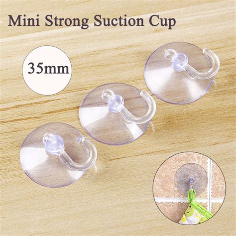 Pcs Glass Window Wall Hidden Hooks Hanger Mm Mini Strong Suction