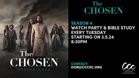 The Chosen Season 4 Watch Party And Bible Study Christ Community Church