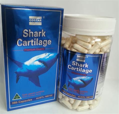 Costar Shark Cartilage 750mg 365 Capsules Australian Made | BeeVitamins