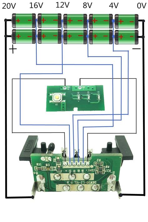 Dewalt 20V Battery Pinout Diagram and Charger Wiring Guide