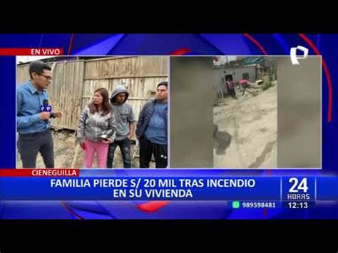 Horsa Vivo Cieneguilla Familia Pierde Mil Tras Incendiarse Su