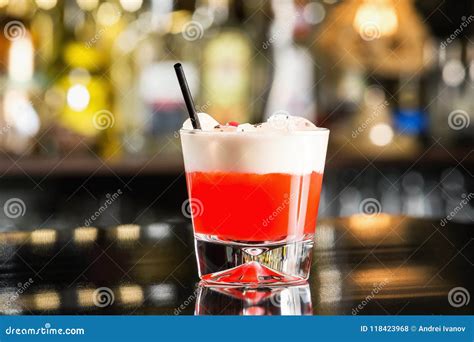 Closeup Glass Of Special Sex On Beach Cocktail Stock Photo Image Of Cold Hurricane 118423968