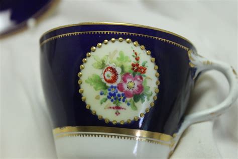 Royal Worcester Hand Painted Cup And Saucer China Rose Antiques