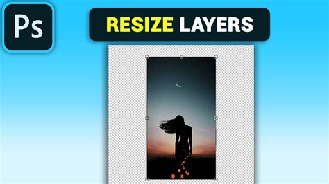 How To Resize A Layer In Photoshop Youtube