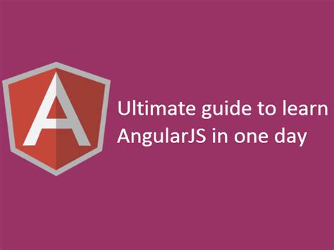 Best Tutorials To Learn Angularjs Learning Jquery