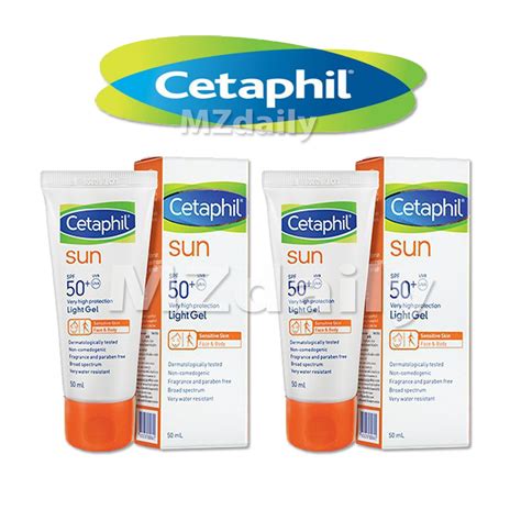 Set Of 2 Cetaphil Sun Spf 50 Light Gel 118ml Shopee Philippines