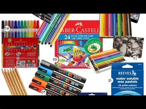 Materiais Para Desenhistas Iniciantes YouTube