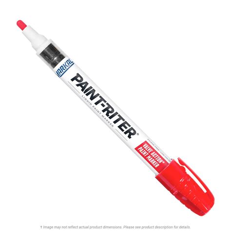 Markal Paint Riter Valve Action Paint Marker Red K L Jack