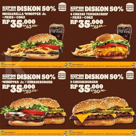 Harga Burger King Newstempo