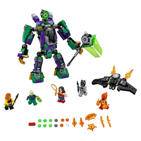 Lego Super Heroes Lex Luthor Mech Takedown 76097 406 Pieces Walmart