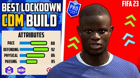 Fifa 23 Pro Clubs The Best Insane Meta Cdm Build⚡🛡️ Kante