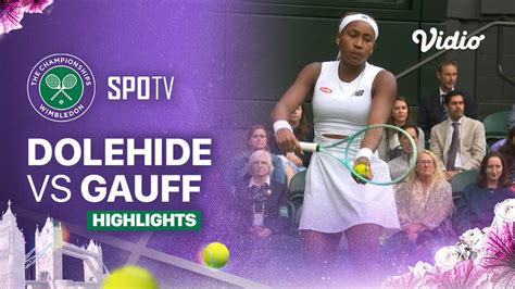 C Dolehide USA Vs C Gauff USA Highlights Wimbledon 2024