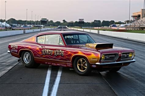 1080P Drag Racing Muscle Car Plymouth Racing Plymouth Barracuda