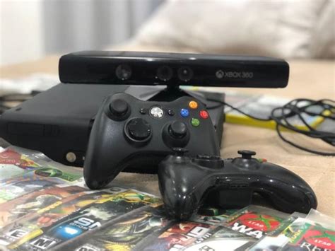 Xbox 360 Slim 2 Controles Kinect Jogos Em Sorocaba Clasf Jogos